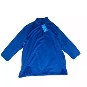 Brand new Perry Ellis quarter zip in royal blue with tags